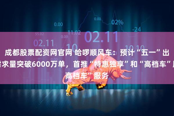 成都股票配资网官网 哈啰顺风车：预计“五一”出行需求量突破6000万单，首推“特惠独享”和“高档车”服务